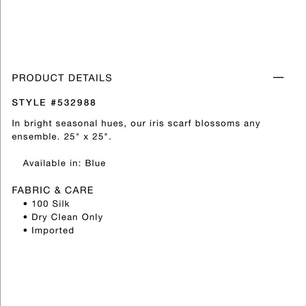Ann Taylor iris silk little scarf - Picture 4 of 12